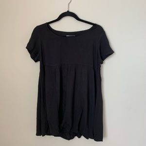 American Apparel Black Babydoll Dress